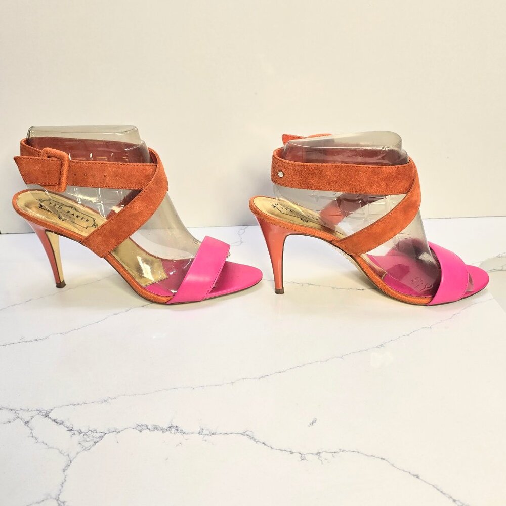 TED BAKER Jolea Colorblock Heels - Size 9 - Picture 3 of 10